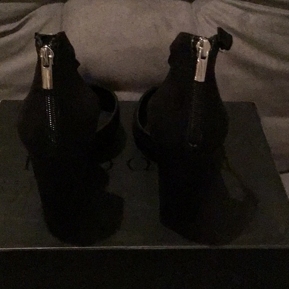 Eloquii Black Wedge Sandal - Picture 3 of 4